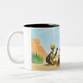 2 Couleurs Tasse de bande de cruche de désert (Gauche)