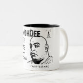 2 Couleurs Tasse de bande de KolMohDee (Devant droit)