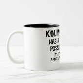 2 Couleurs Tasse de bande de KolMohDee (Gauche)