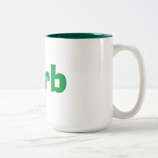 2 Couleurs Tasse de Barb (Droit)