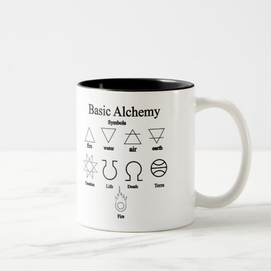 2 Couleurs Tasse de base d'alchimie (Droit)