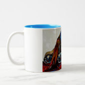 2 Couleurs Tasse de Basset Hound (Gauche)