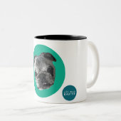 2 Couleurs Tasse de Baxter de vieil homme (Devant droit)