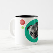 2 Couleurs Tasse de Baxter de vieil homme (Devant gauche)