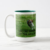 2 Couleurs Tasse de beagle (Gauche)