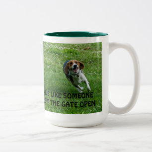 2 Couleurs Tasse de beagle