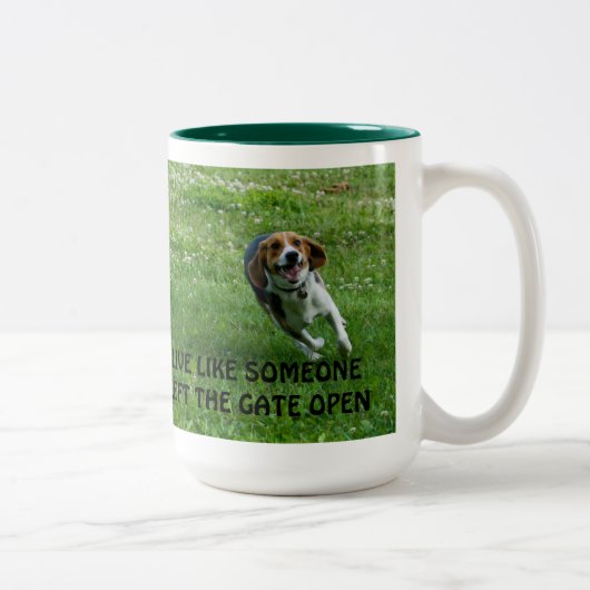 2 Couleurs Tasse de beagle (Droit)