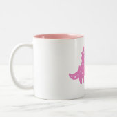 2 Couleurs Tasse de "beau Dinos" (Gauche)