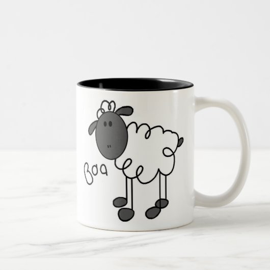 2 Couleurs Tasse de bêlement de moutons (Droit)