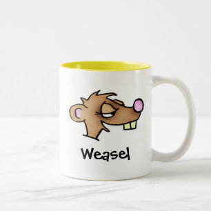 2 Couleurs Tasse de belette