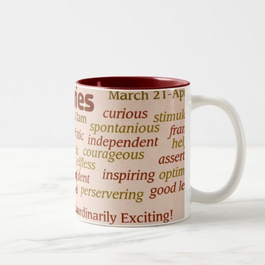 2 Couleurs Tasse de Bélier (Droit)