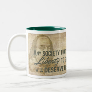 2 Couleurs Tasse de Ben Franklin