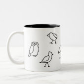 2 Couleurs Tasse de birdie (Gauche)