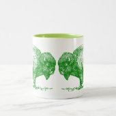 2 Couleurs Tasse de bison (Centre)