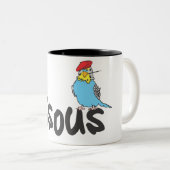 2 Couleurs Tasse de Bisous (Devant droit)