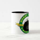 2 Couleurs Tasse de blaireau de miel (Centre)