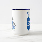 2 Couleurs Tasse de blaireau de miel (Centre)