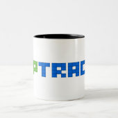 2 Couleurs Tasse de blanc d'Apptrackr (Centre)
