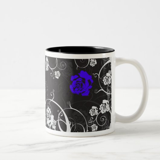 2 Couleurs Tasse de bleu de crépuscule (Droit)