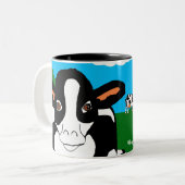 2 Couleurs Tasse de BlueSkyCows (Devant gauche)
