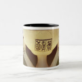 2 Couleurs Tasse de boissons sous forme d'entrouvert (Centre)