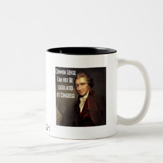 2 Couleurs Tasse de bon sens de Thomas Paine