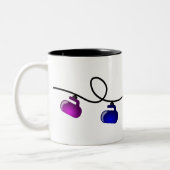 2 Couleurs Tasse de bordage de lumières de Noël (Gauche)