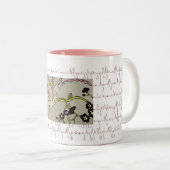 2 Couleurs Tasse de Bordy (Devant droit)