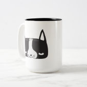 2 Couleurs Tasse de Boston Terrier (Devant gauche)