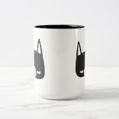 2 Couleurs Tasse de Boston Terrier (Centre)