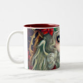 2 Couleurs Tasse "de bougie de Noël" (Gauche)