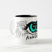 2 Couleurs Tasse de boule de double oeil (Devant gauche)