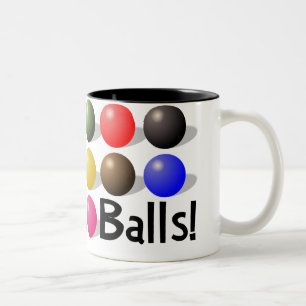 2 Couleurs Tasse de boules pour des joueurs et TOUS de
