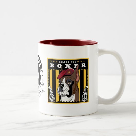 2 Couleurs Tasse de boxeur (Droit)