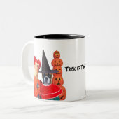2 Couleurs Tasse de boxeur de Halloween (Devant gauche)