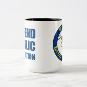 2 Couleurs Tasse de brigade de guêpe (Centre)