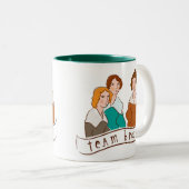 2 Couleurs Tasse de Bronte d'équipe (Devant droit)