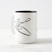 2 Couleurs Tasse de brosse de kayak (Devant gauche)