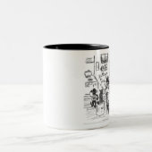 2 Couleurs Tasse de BROYEUR d'ORGANE (Centre)