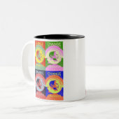 2 Couleurs Tasse de Bruit-Art de Barack 08 (Devant gauche)