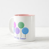 2 Couleurs Tasse de bruit de sucette (Devant gauche)