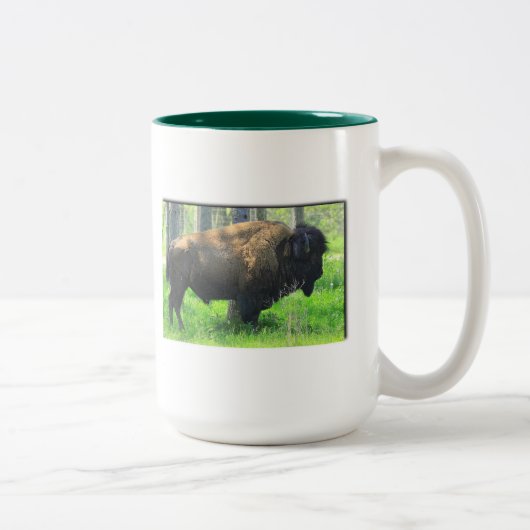 2 Couleurs Tasse de Buffalo/bison (Droit)