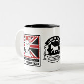 2 Couleurs Tasse de bull-terrier (Devant gauche)