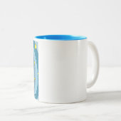 2 Couleurs Tasse de bull-terrier (Devant droit)