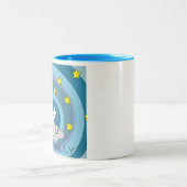 2 Couleurs Tasse de bull-terrier (Centre)