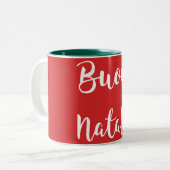 2 Couleurs Tasse de Buon Natale (Devant gauche)