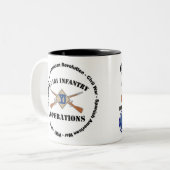 2 Couleurs Tasse de bureau (Devant gauche)