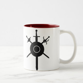 2 Couleurs Tasse de bureau de ton du logo deux d'ARMA
