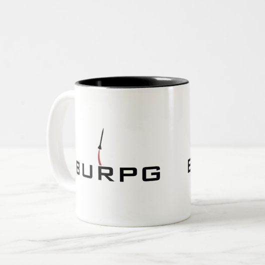 2 Couleurs Tasse de BURPG (11oz) (Devant gauche)