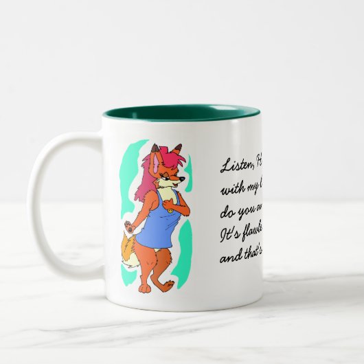2 Couleurs Tasse de Buttonslogic (Gauche)